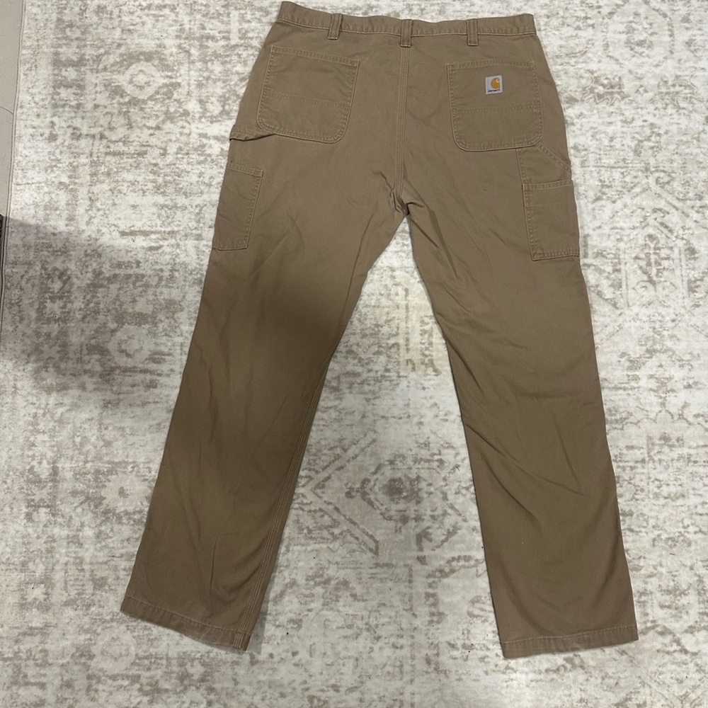 Carhartt Brown Carpenter Pants Relaxed Fit